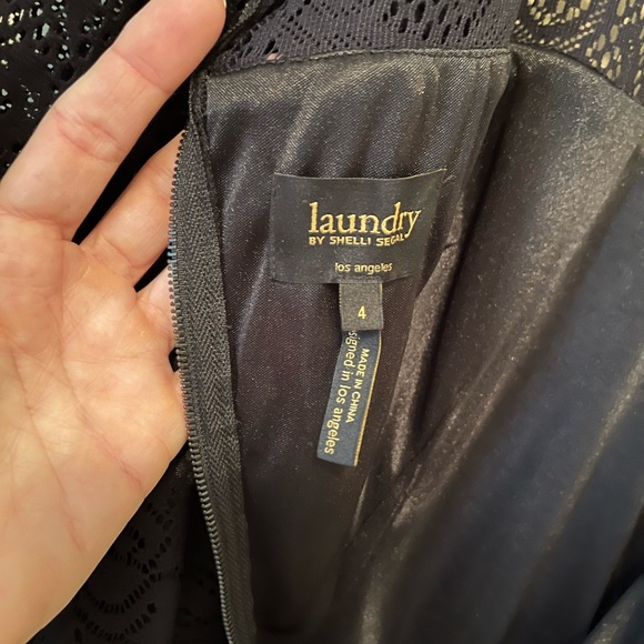 laundry BY SHELLI SEGAL Los Angeles Lace Dress Size 4 - Picture 13 of 13